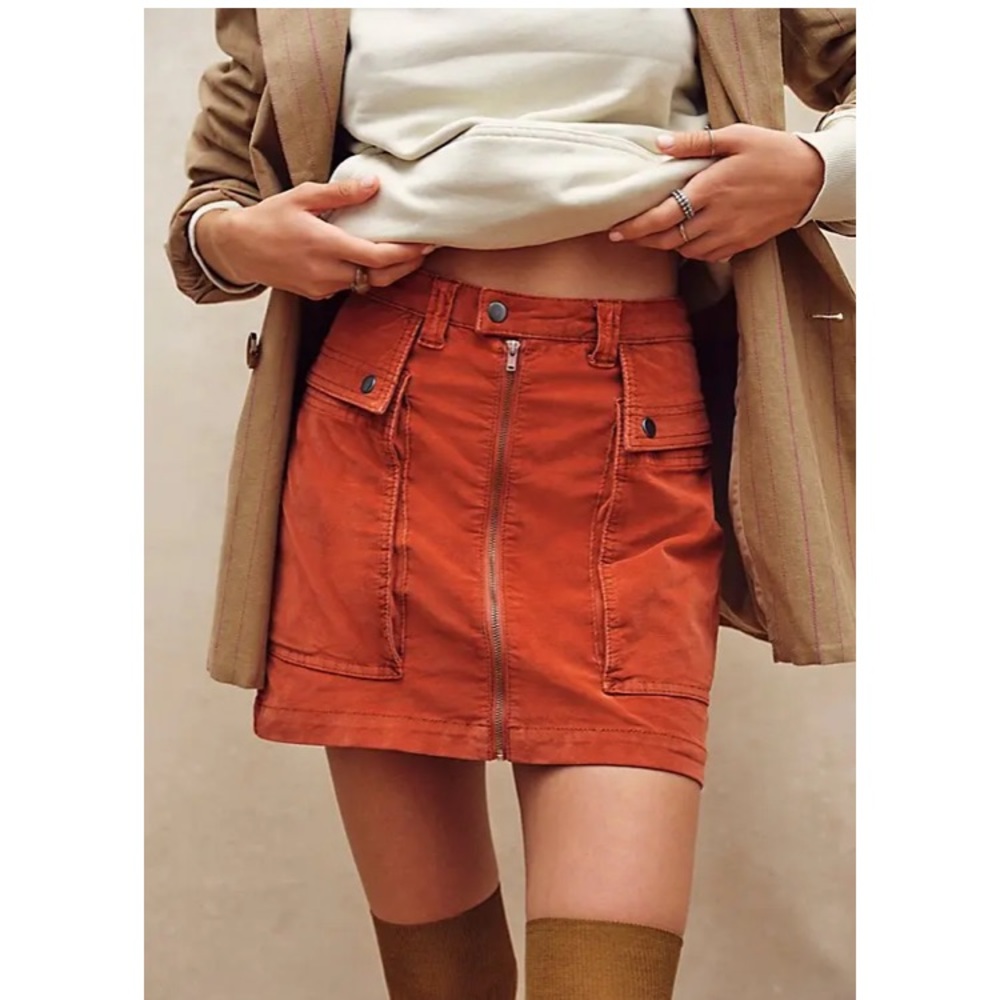 💙Free People Zoe Cord Mini Skirt
